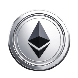 Animeret designelement med en Ethereum (ETH)-mønt